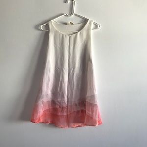 Zara Tunic/Sleeveless Top in Pink Ombre